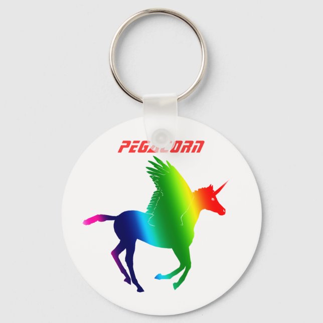 PORTE-CLÉS " PEGACORN " (Recto)