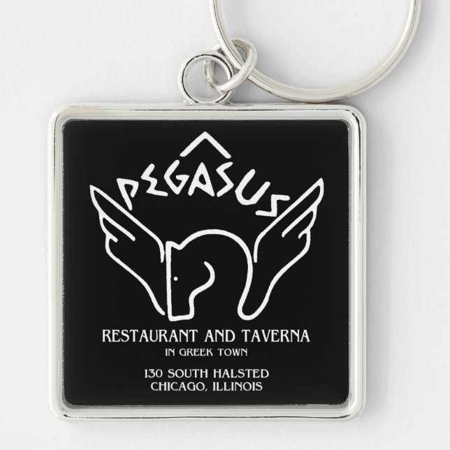 Porte-clés Pegasus Restaurant and Taverna, Chicago, IL (Devant)