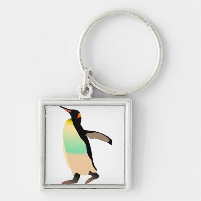 Porte-clés Peguin coloré (Devant)
