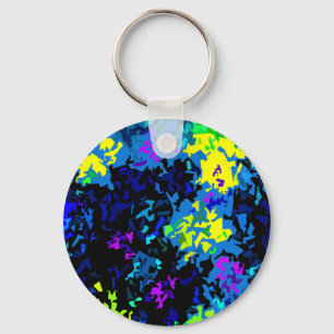 Porte-clés Peinture cristallisée - Couleurs Cool