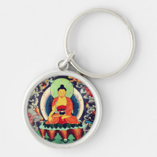 Porte-clés Peinture de Bouddha Shakyamuni, Himalaya - Népal