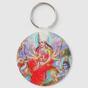 Porte-clés Peinture de Durga Ji de déesse