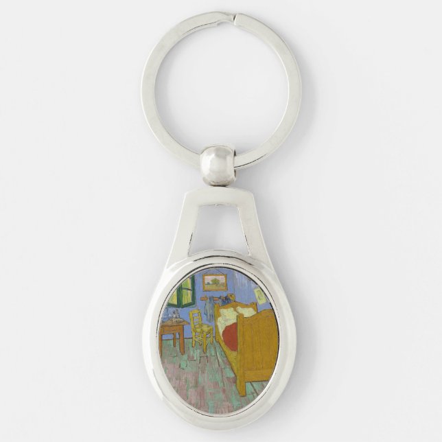 Porte-clés Peinture de la chambre de Vincent Van Gogh (Devant)