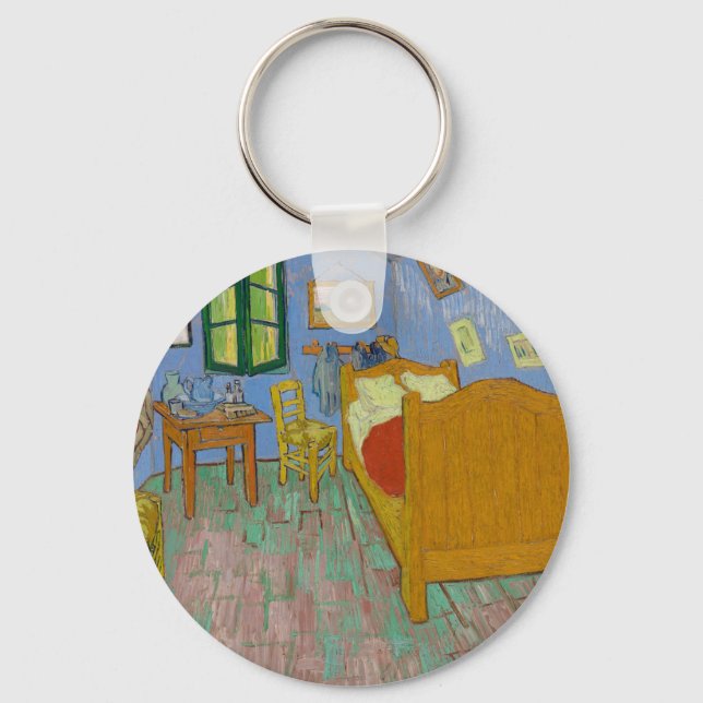 Porte-clés Peinture de la chambre de Vincent Van Gogh (Recto)