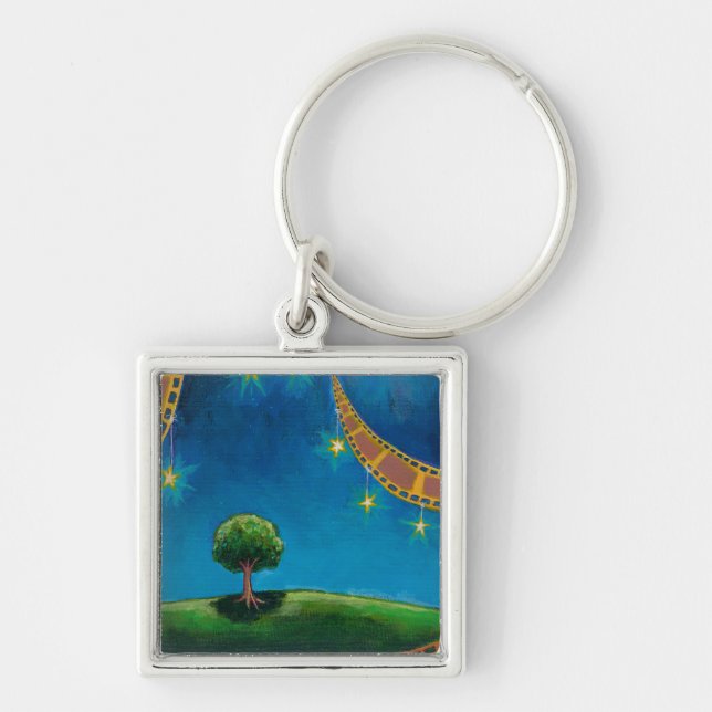 Porte-clés Peinture de paysage d'amusement d'art de (Devant)