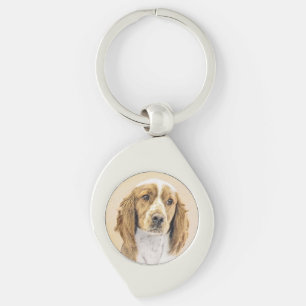 Porte-clés Peinture de Welsh Springer Spaniel - Art canin ori