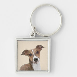 Porte-clés Peinture italienne Greyhound - Cute Original Chien