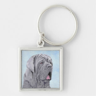 Porte-clés Peinture Mastiff Neopolitan - Art Chien original