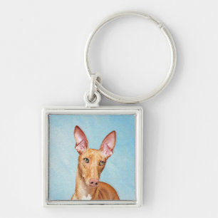 Porte-clés Peinture Pharaon Hound - Cute Original Chien Art