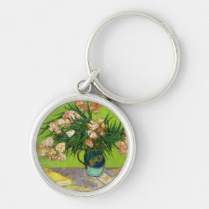 Porte-clés Peinture vintage de Van Gogh Fleurs en fleurs Vign