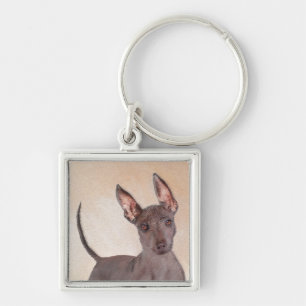 Porte-clés Peinture Xoloitzcuintli - Cute Original Chien Art