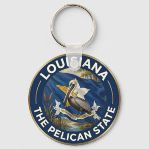 Porte-clés 🐦 Pélican de Louisiane Oiseau de l'État Voyage