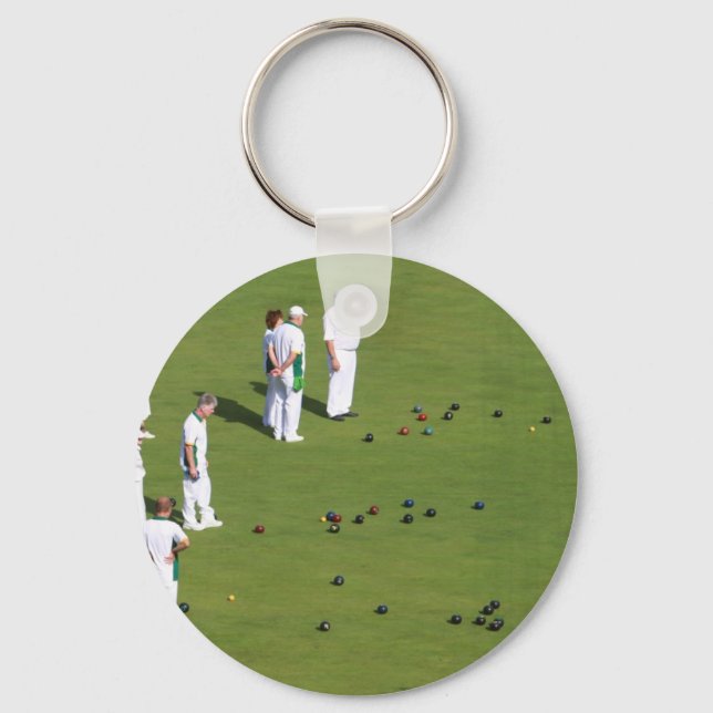 Porte-clés Pelouse Bowls Angleterre (Recto)