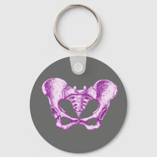 Porte-clés Pelvis violet femelle