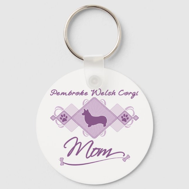 Porte-clés Pembroke Welsh Corgi Maman (Recto)