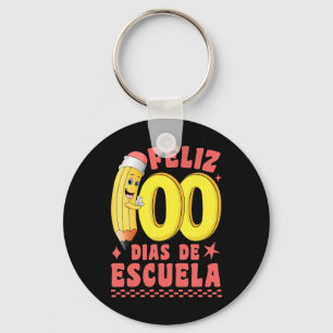 Porte-clés Pencil Feliz 100 Dias De Escuela Super 100 Jours S