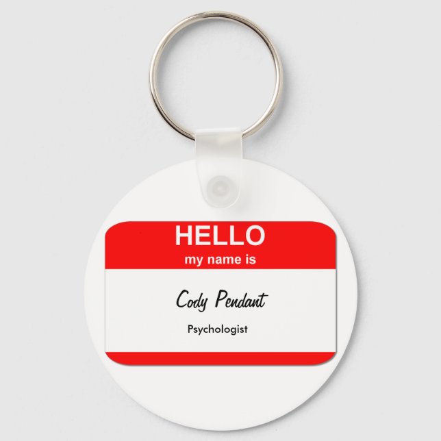 Porte-clés Pendentif Cody (Recto)