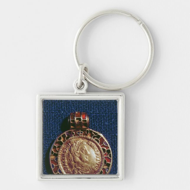 Porte-clés Pendentif d'or sous forme de pièce de monnaie (Devant)