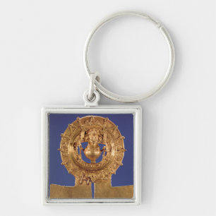 Porte-clés Pendentif représentant un disque du soleil,