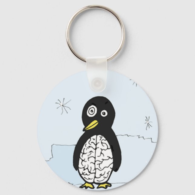 Porte-clés Penguin aux cerveaux cahoteux (Recto)