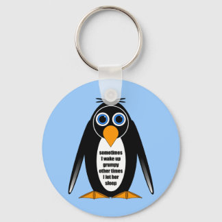 Porte-clés penguin d'attitude