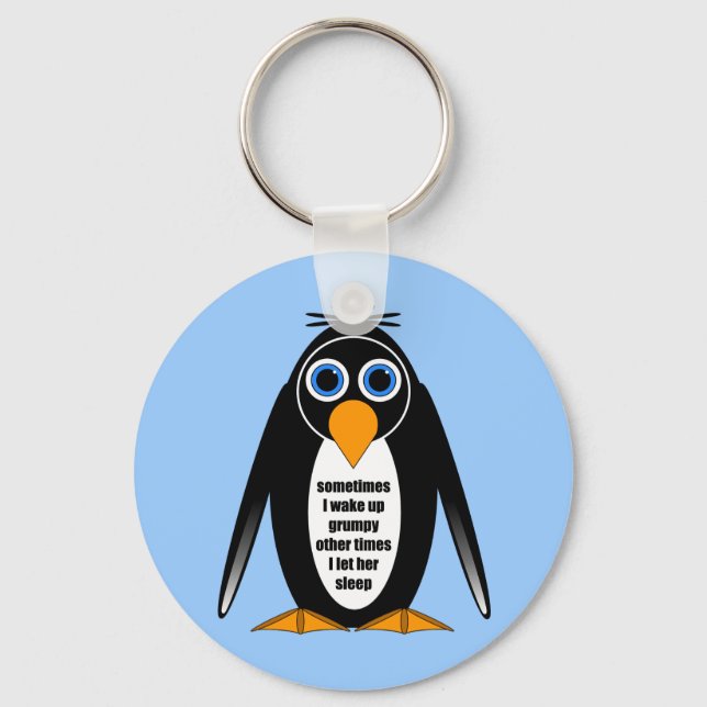 Porte-clés penguin d'attitude (Recto)