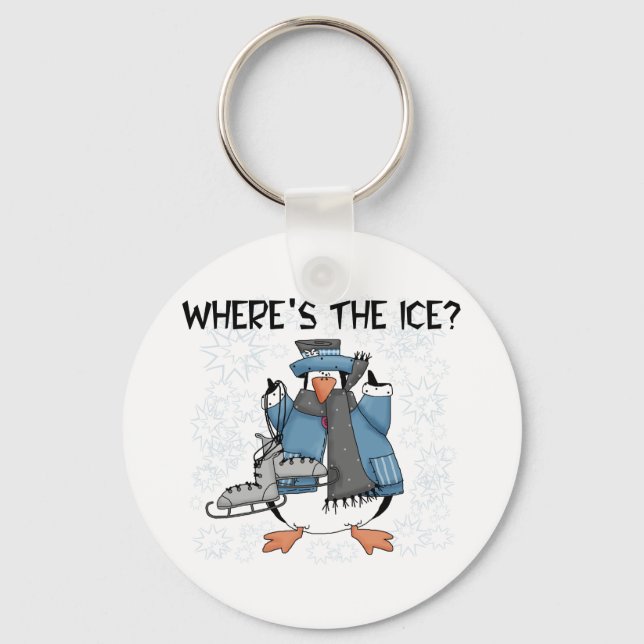 Porte-clés Penguin Ice Skating (Recto)