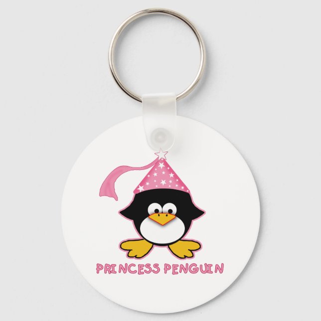 Porte-clés Penguin princesse rose (Recto)