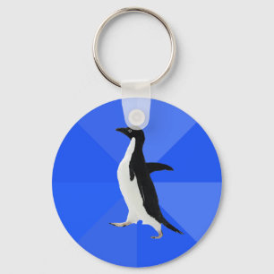 Porte-clés Penguin socialement maladroit ("Personnaliser" pou