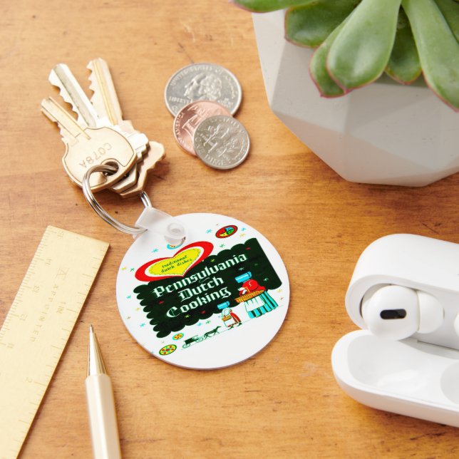 PORTE-CLÉS "PENNSYLVANIA DUTCH COOKING" (Bureau)