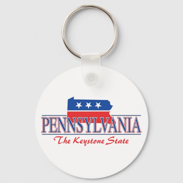 Porte-clés Pennsylvanie Patriotic Porte - clé (Recto)