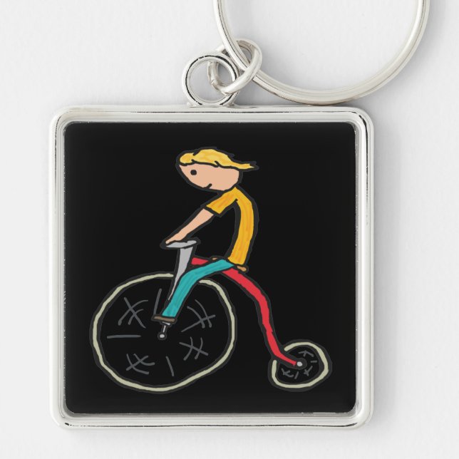 Porte-clés Penny Farthing (Devant)