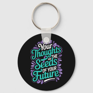 Porte-clés Pensées Graines De Santé Mentale Future Suicide