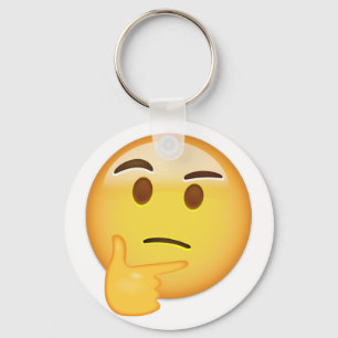 Porte-clés Penser face Emoji
