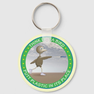 Porte-clés Pensez À Un Oiseau