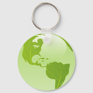 Porte-clés pensez le porte - clé vert