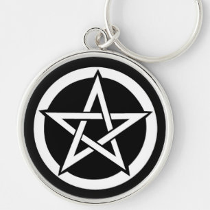 Porte-clés Pentagram Wiccan Samhain Halloween