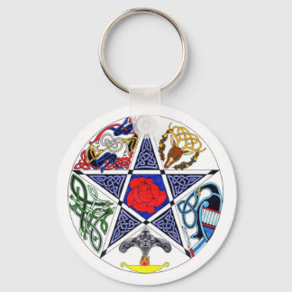 Porte-clés Pentagramme celtique