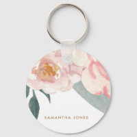 Peonie rose moderne minimaliste Aquarelle Florale