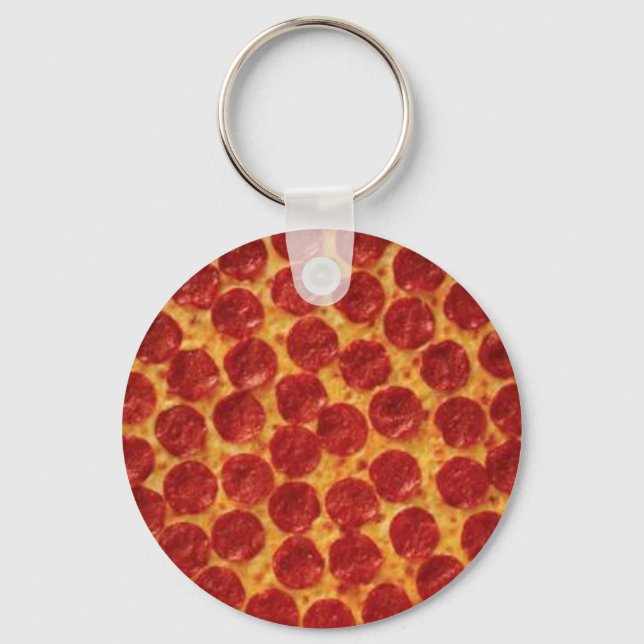 Porte-clés Pepperoni Pizza (Recto)