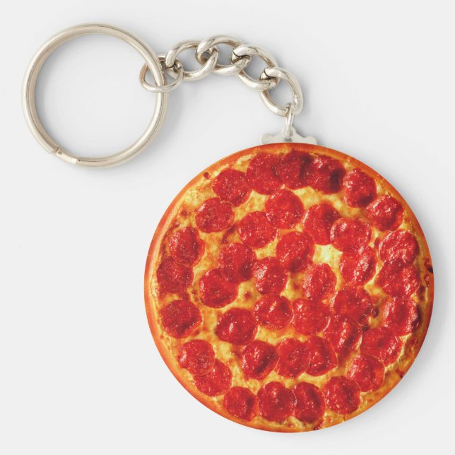Porte-clés Pepperoni Pizza (Devant)