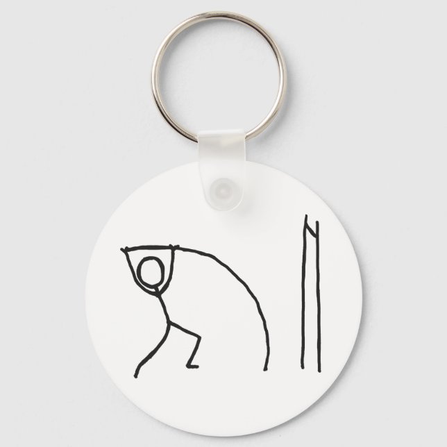 Porte-clés Perche Stickman (Recto)