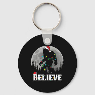 Porte-clés Père Bigfoot Lumières de Noël Drôle de Croyance de
