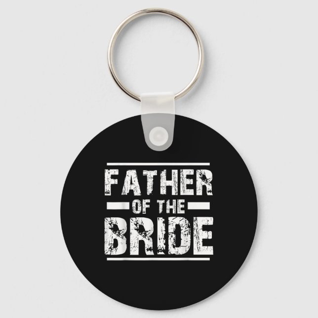 Porte-clés Père De La Fête De Mariée Mariage (Recto)
