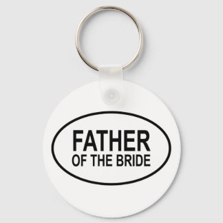 Porte-clés Père de la Mariage mariée Oval