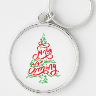 Porte-clés père Noël arrive en porte - clé