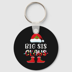 Porte-clés Père Noël Big Sis Claus Elf Matching Family Group 