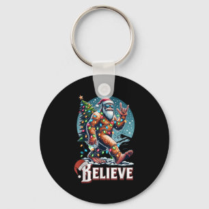 Porte-clés Père Noël Bigfoot Lumières de Noël Drôle de Croyan