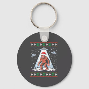 Porte-clés Père Noël Bigfoot Ufo Alien Drôle Noël Sale Sweat
