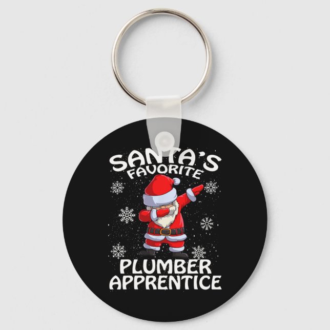 Porte-clés Père Noël Favori Plumber Apprentice Noël (Recto)
